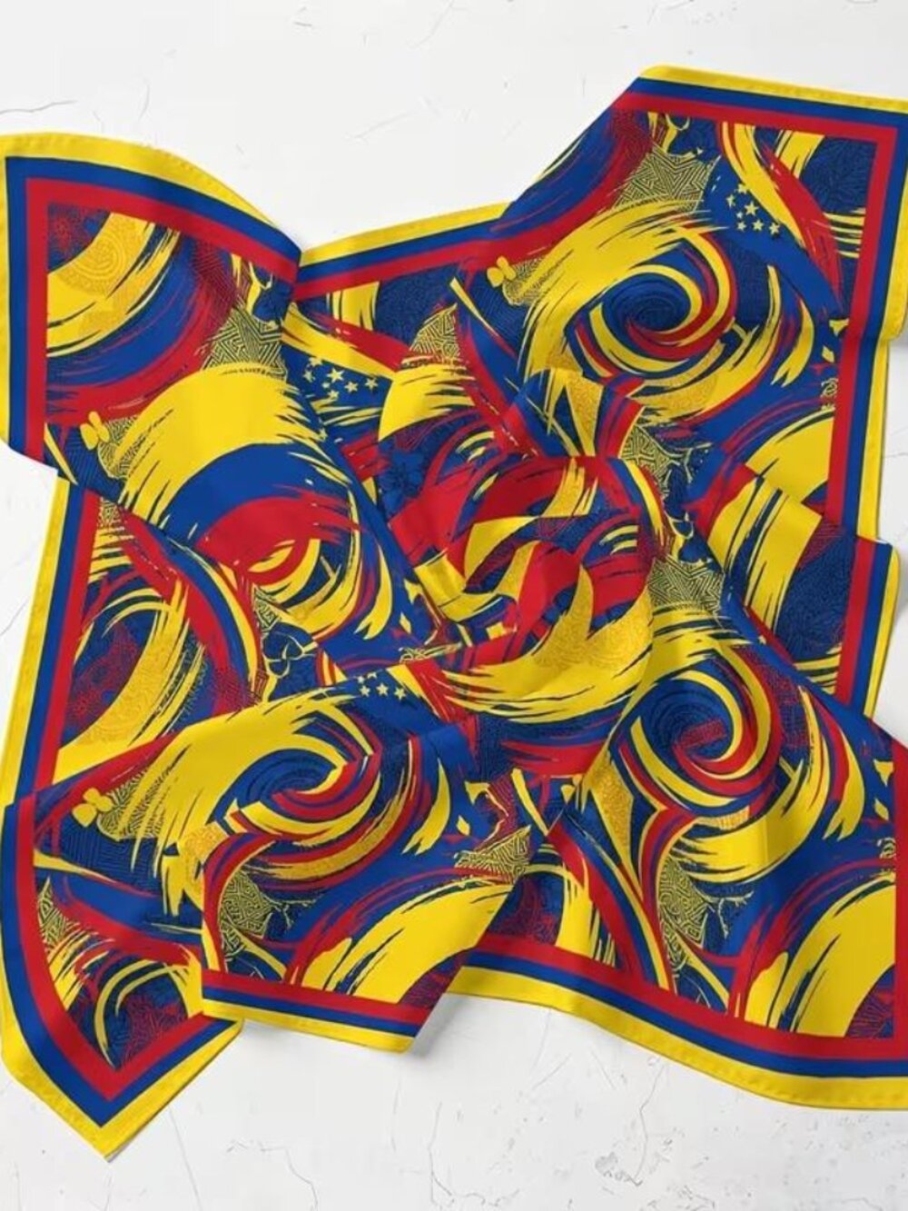 ABSTRACT ART SCARF - Picture 4 of 4